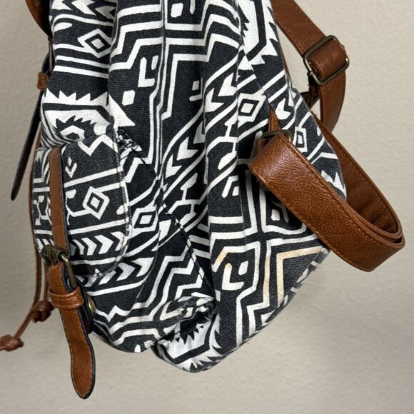 Tribal Print Ortega Backpack Outdoor Natural Southwest Aztec Style Adult Bag - Picture 3 of 7